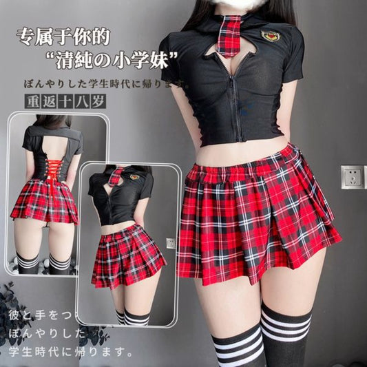 BT8016-性感JK純欲情趣內衣服裝衣服校園女制服激情調情用品誘惑睡衣套裝